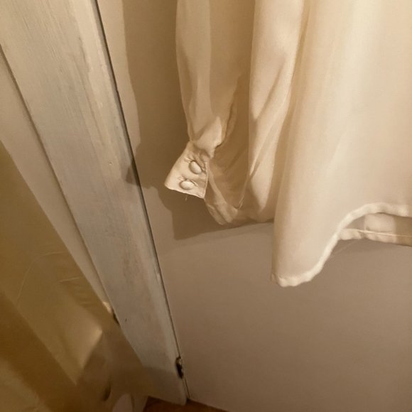 Lady Collins size small 8, cream blouse - Picture 5 of 5